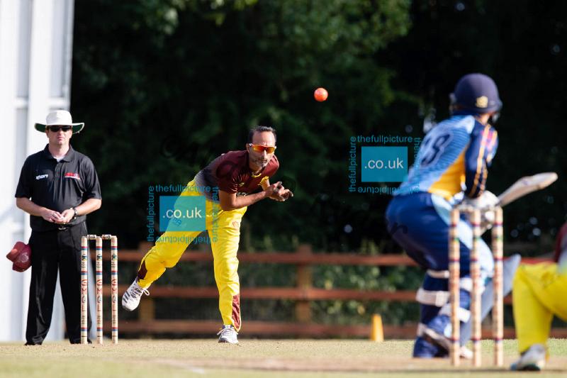 20180715 Flixton Fire v Greenfield_Thunder Marston T20 Final029.jpg - Flixton Fire defeat Greenfield Thunder in the final of the GMCL Marston T20 competition hels at Woodbank CC